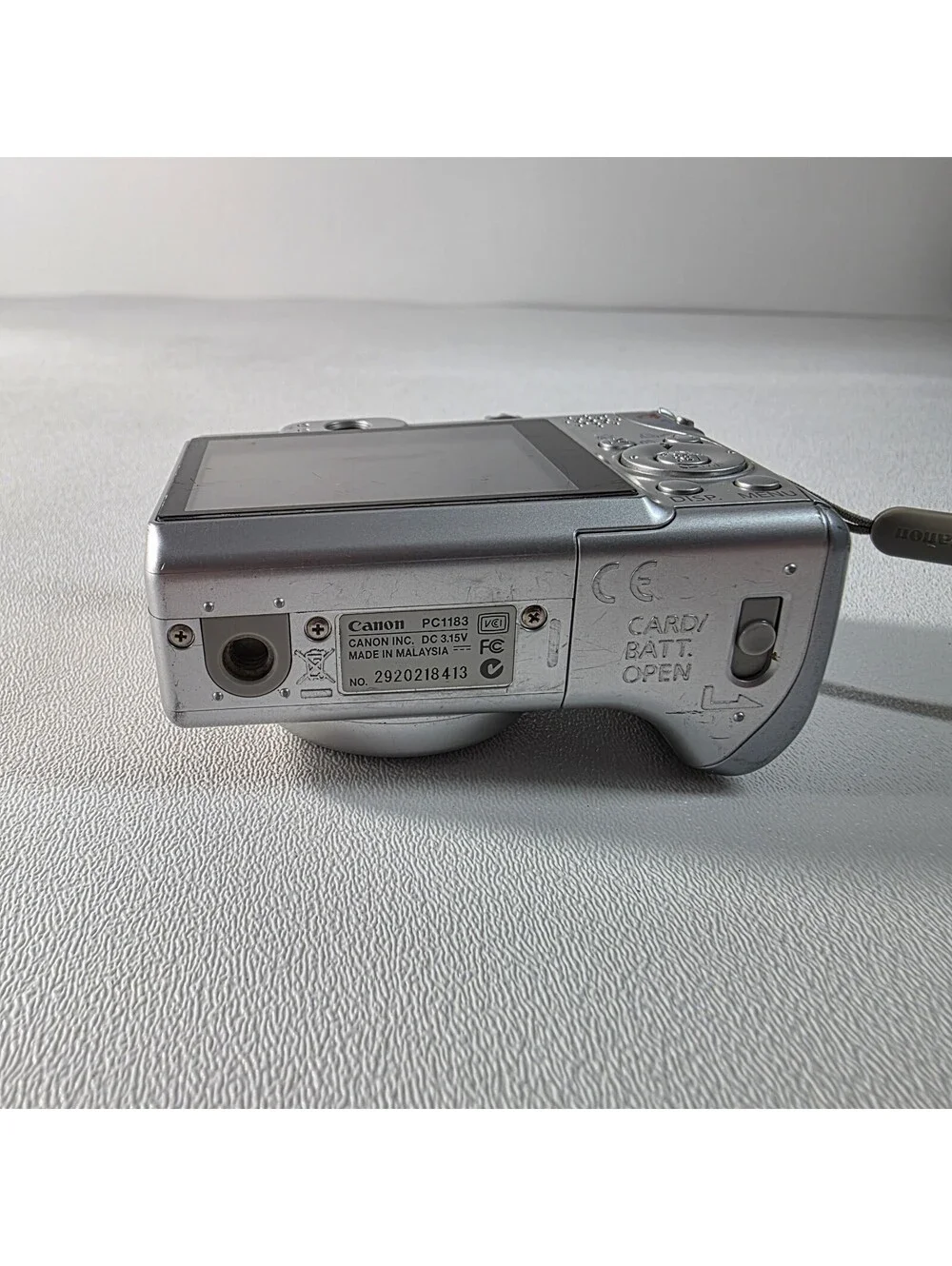 Canon PowerShot A540 6.0MP Digital Camera with SD Card - Silver - Tested Working